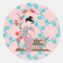 Search for geisha stickers Japanese girl