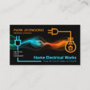 Recherche de frappe cartes visite Électricité