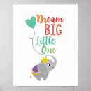 Search for elephant decor nursery posters Big