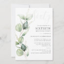 Search for mom birthday invitations Eucalyptus