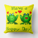 Recherche de ma grenouille coussins Humour