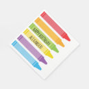 Recherche de crayon coloré serviettes Enfants
