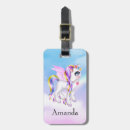 Recherche de licorne bagages étiquettes Imaginaire