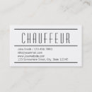 Search for chauffeur business cards Driver