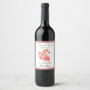 Recherche de flamant rose bouteilles vin étiquettes Flamants roses