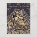 Recherche de guitare classique cartes postales Vintage