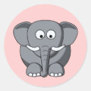 Recherche de éléphants drôles autocollants Animaux