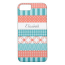 Recherche de rayures de chevron iphone coques Girly