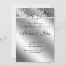 Search for silver damask wedding invitations Party