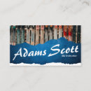 Search for ski business cards Winter
