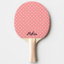 Recherche de rose corail raquettes ping pong Blanc