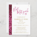 Search for pink stripe invitations Glitter