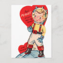 Search for space valentines day cards Retro