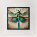 Search for dragonfly puzzles Watercolor