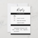 Recherche de allergies rsvp cards Noir