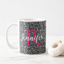 Search for leopard monogram mugs Birthday
