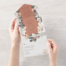 Search for tropical floral wedding invitations Bohemian