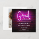 Search for neon graduation invitations High school