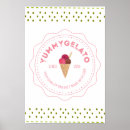 Recherche de gelato posters Délicieux