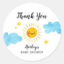 Search for neutral baby shower stickers Clouds