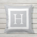 Search for grey outdoor pillows Square
