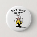 Search for bee happy buttons Funny
