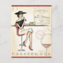 Search for women wine postcards Illustrative