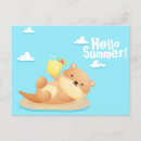 Search for otter postcards Cute