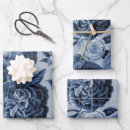 Search for indigo wrapping paper Blue and white