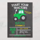 Recherche de tractor anniversaire invitations Garçon