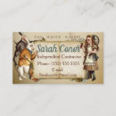 Search for alice in wonderland business cards Rabbit