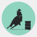 Recherche de barrell stickers Cowgirl