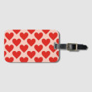 Search for valentines luggage tags Red