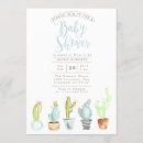 Search for watercolor cactus baby shower invitations Succulent