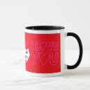 Search for valentines day cards mugs I love you