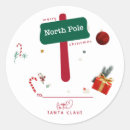 Search for santa claus stickers Santas workshop