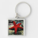 Search for red fish keychains Beach