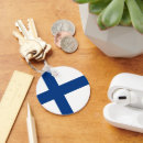 Search for finnish flag keychains Blue