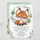 Recherche de woodland fox invitations Sexe neutre