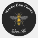 Search for vintage bee stickers Black