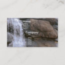 Search for waterfall business cards Scenic