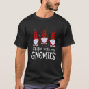 Search for chillin with my gnomies tshirts Red