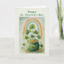 Search for vintage st patricks day cards Clover