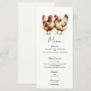Search for country western wedding menus Cowgirl