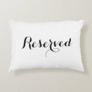 Search for reserved pillows Typography