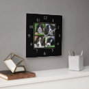 Search for photo collage clocks Black