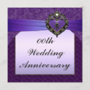 Search for purple anniversary invitations 25th