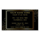 Search for glitter text business cards Gold