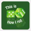 Search for rolling the dice stickers Gambling