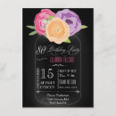 Recherche de pot de maçon anniversaire invitations Floral